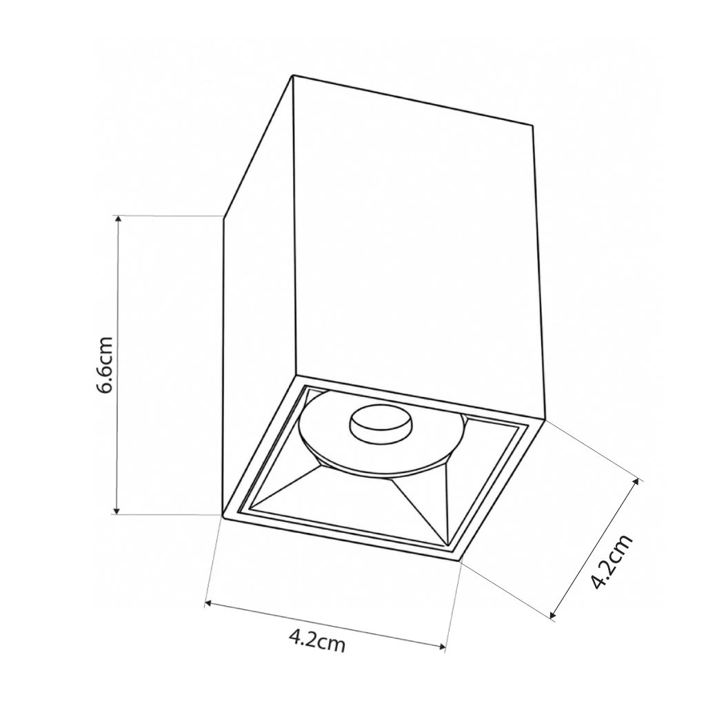 kelvo® LUMINAR KLV-101-0323 Φωτιστικό Downlight Σποτ LED 3W 405lm 36° AC 220-240V IP20 Θερμό Λευκό 2700K - Osram SMD Chip & TÜV SÜD Driver - Μαύρο Ματ - Μ4.2 x Π4.2 x Υ6.6cm - 5 Χρόνια Εγγύηση - Image 5
