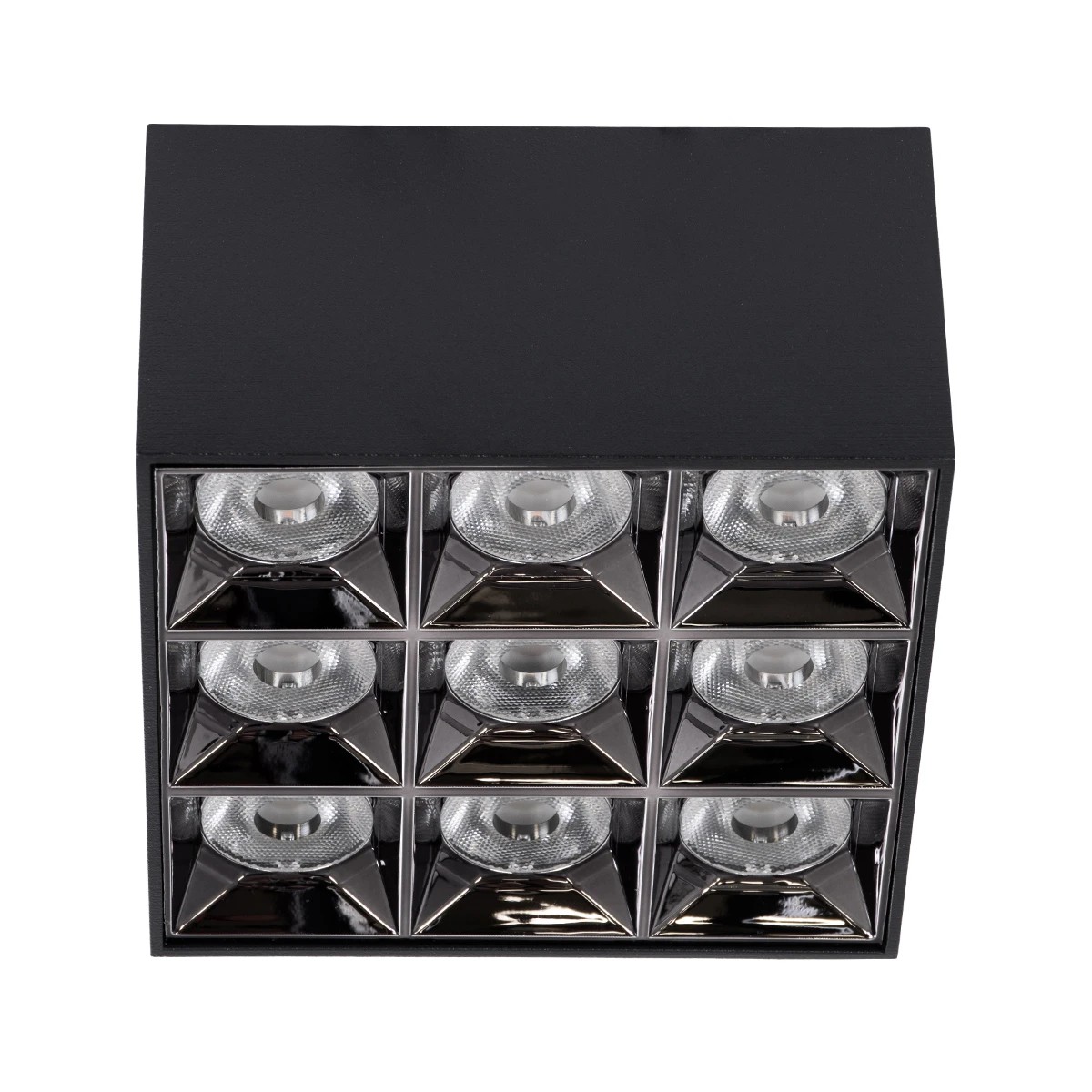 kelvo® LUMINAR KLV-101-0341 Φωτιστικό Downlight Σποτ LED 30W 4200lm 36° AC 220-240V IP20 Φυσικό Λευκό 4500K - Osram SMD Chip & TÜV SÜD Driver - Μαύρο Ματ - Μ12 x Π12 x Υ6.6cm - 5 Χρόνια Εγγύηση - Image 3