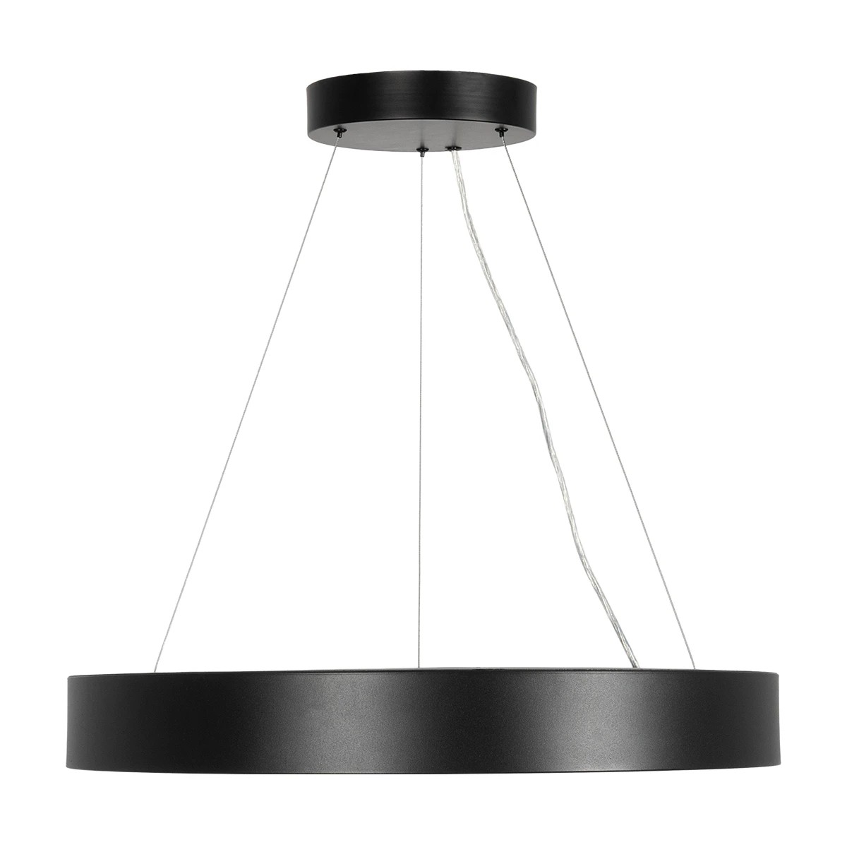 kelvo® RA KLV-101-0365 Κρεμαστό Φωτιστικό Οροφής LED 67W 6700lm 120° AC 220-240V IP20 Ρυθμιζόμενο Λευκό CCT με Χειριστήριο από 2700K έως 6000K Dimmable - Lumileds SMD Chip - Μαύρο Ματ - Μ60 x Π60 x Υ8cm - 3 Χρόνια Εγγύηση - Image 3