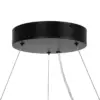 kelvo® RA KLV-101-0365 Κρεμαστό Φωτιστικό Οροφής LED 67W 6700lm 120° AC 220-240V IP20 Ρυθμιζόμενο Λευκό CCT με Χειριστήριο από 2700K έως 6000K Dimmable - Lumileds SMD Chip - Μαύρο Ματ - Μ60 x Π60 x Υ8cm - 3 Χρόνια Εγγύηση - Image 8