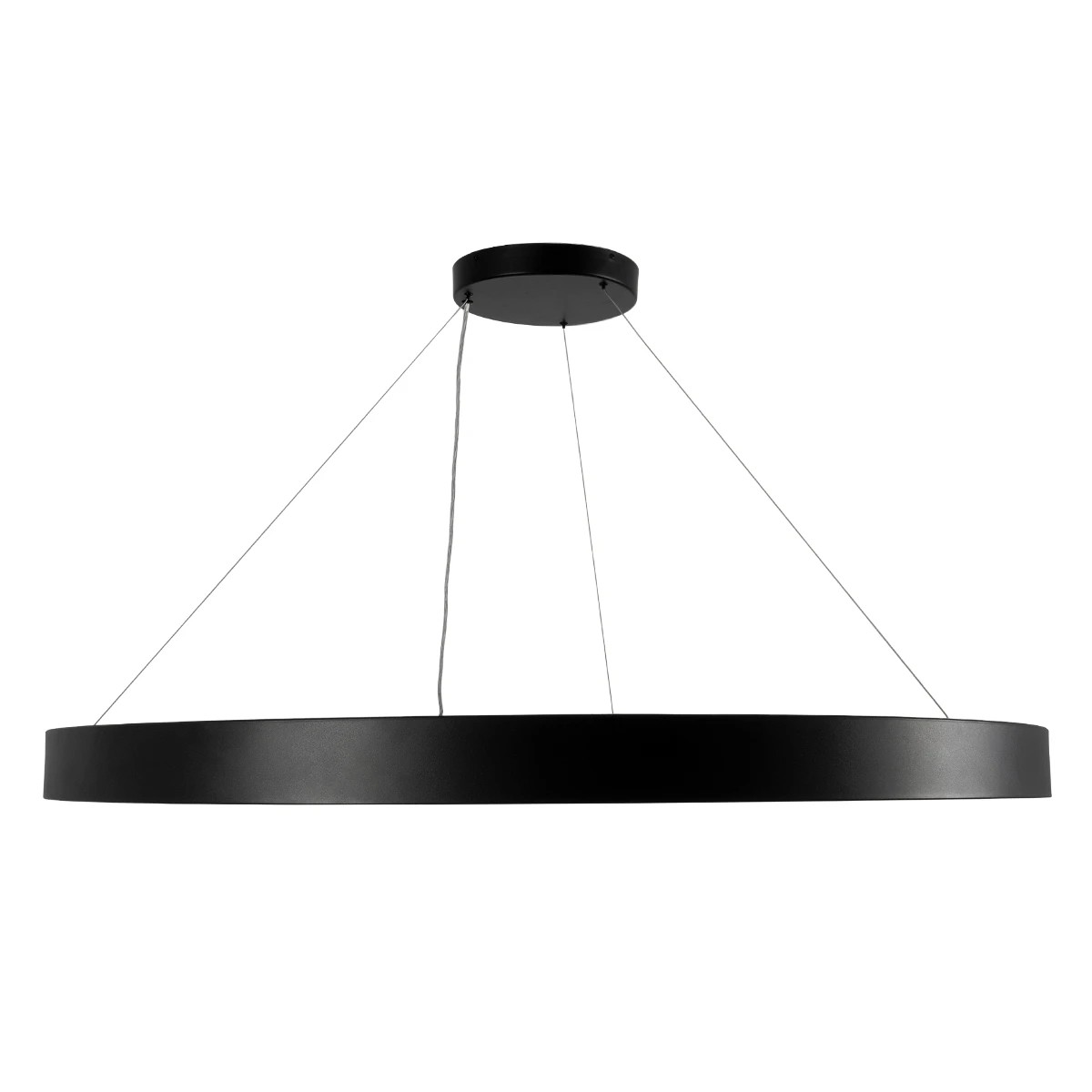 kelvo® RA KLV-101-0369 Κρεμαστό Φωτιστικό Οροφής LED 100W 10000lm 120° AC 220-240V IP20 Ρυθμιζόμενο Λευκό CCT με Χειριστήριο από 2700K έως 6000K Dimmable - Lumileds SMD Chip - Μαύρο Ματ - Μ120 x Π120 x Υ8cm - 3 Χρόνια Εγγύηση - Image 3