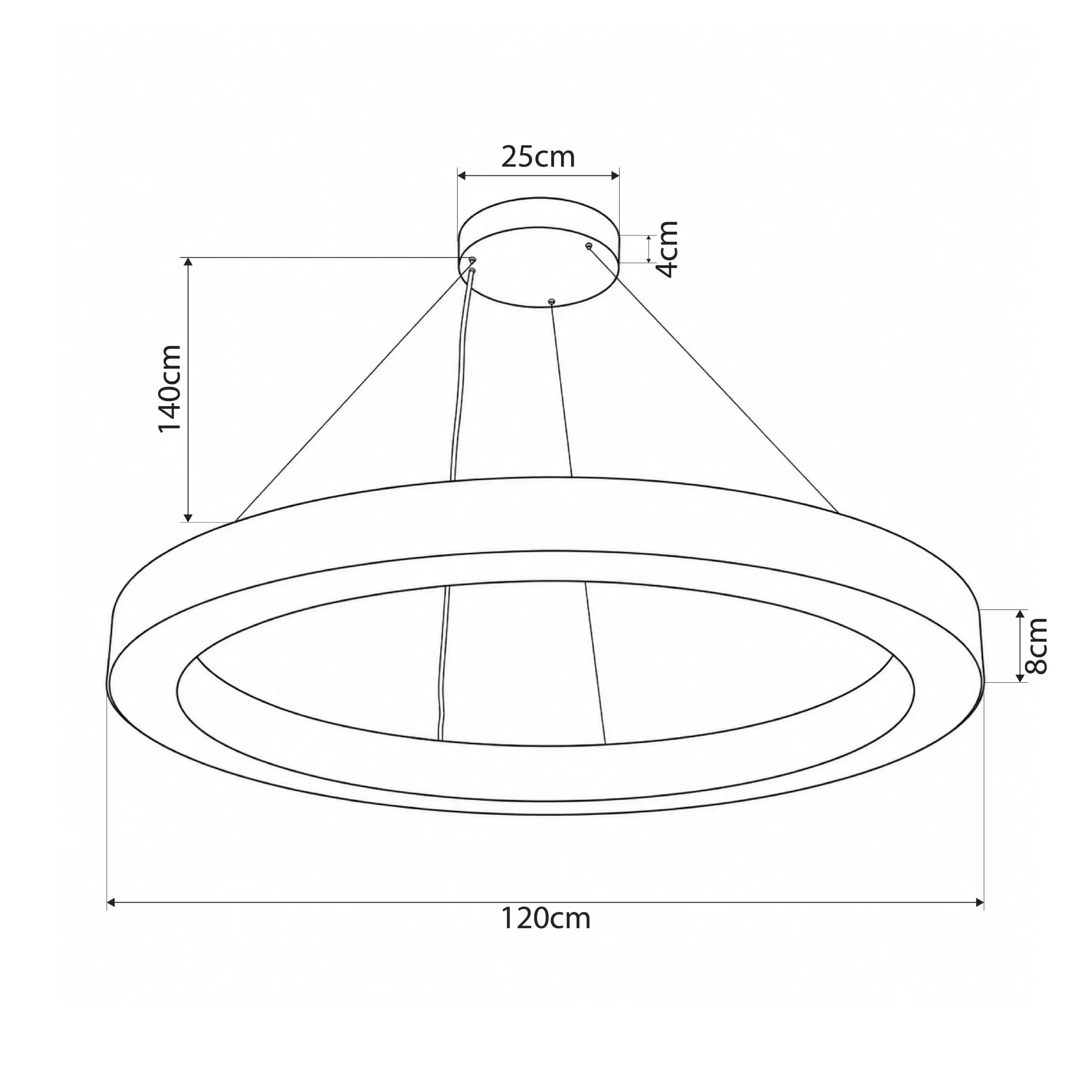 kelvo® RA KLV-101-0369 Κρεμαστό Φωτιστικό Οροφής LED 100W 10000lm 120° AC 220-240V IP20 Ρυθμιζόμενο Λευκό CCT με Χειριστήριο από 2700K έως 6000K Dimmable - Lumileds SMD Chip - Μαύρο Ματ - Μ120 x Π120 x Υ8cm - 3 Χρόνια Εγγύηση - Image 5
