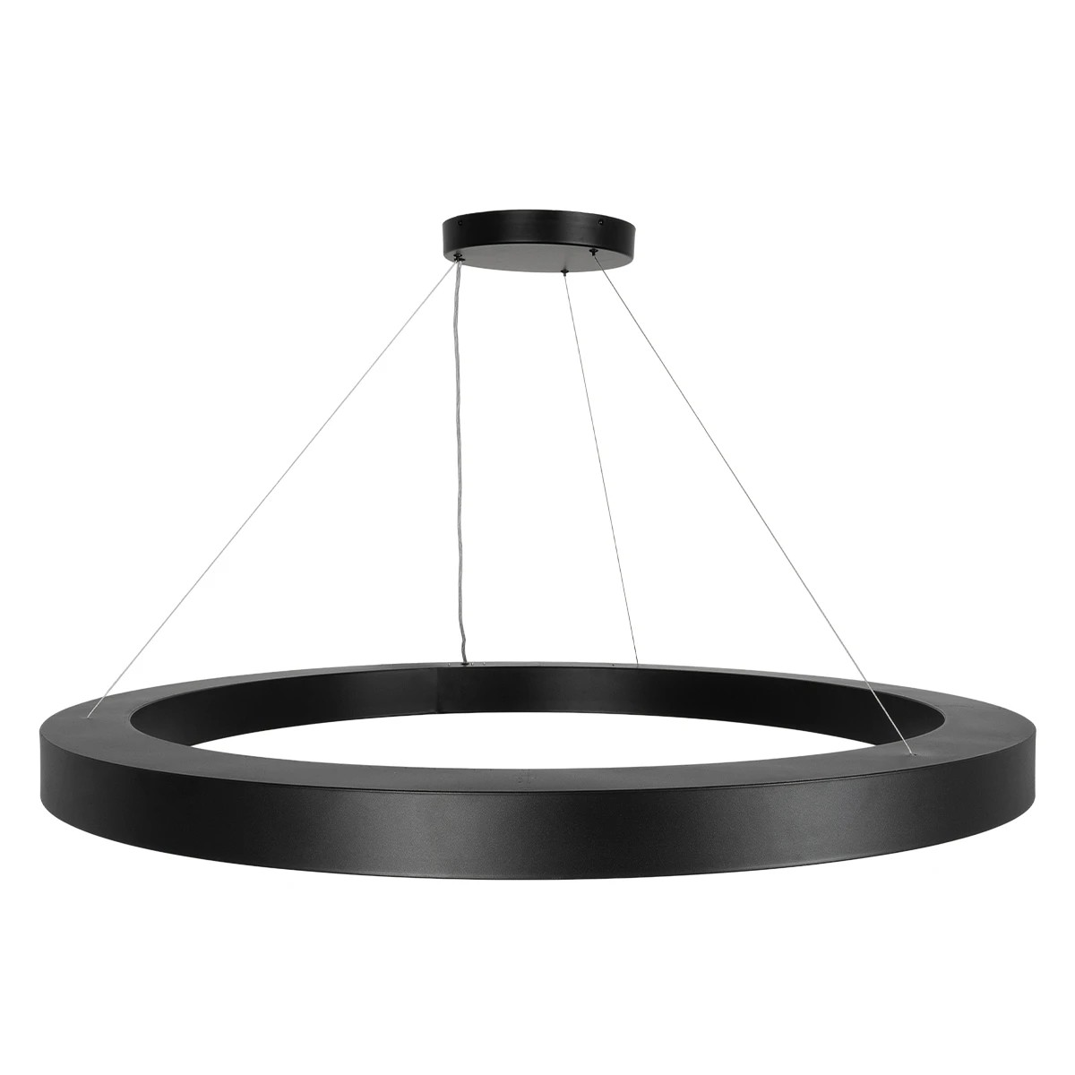 kelvo® RA KLV-101-0369 Κρεμαστό Φωτιστικό Οροφής LED 100W 10000lm 120° AC 220-240V IP20 Ρυθμιζόμενο Λευκό CCT με Χειριστήριο από 2700K έως 6000K Dimmable - Lumileds SMD Chip - Μαύρο Ματ - Μ120 x Π120 x Υ8cm - 3 Χρόνια Εγγύηση - Image 7
