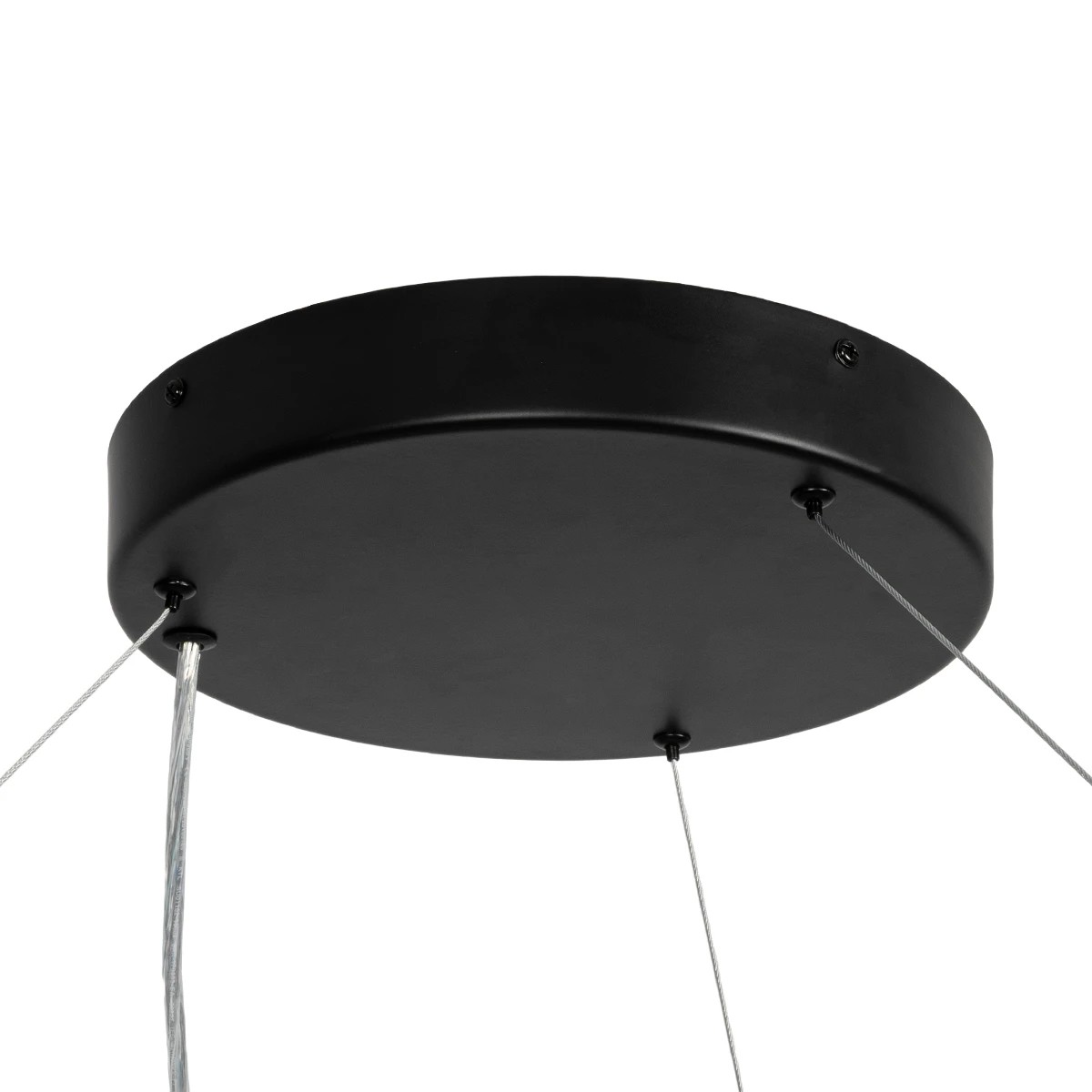 kelvo® RA KLV-101-0369 Κρεμαστό Φωτιστικό Οροφής LED 100W 10000lm 120° AC 220-240V IP20 Ρυθμιζόμενο Λευκό CCT με Χειριστήριο από 2700K έως 6000K Dimmable - Lumileds SMD Chip - Μαύρο Ματ - Μ120 x Π120 x Υ8cm - 3 Χρόνια Εγγύηση - Image 8