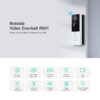 BOTSLAB smart κουδούνι με κάμερα R801, 3MP/2K, WiFi, 5000mAh - Image 2