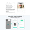 BOTSLAB smart κουδούνι με κάμερα R801, 3MP/2K, WiFi, 5000mAh - Image 8