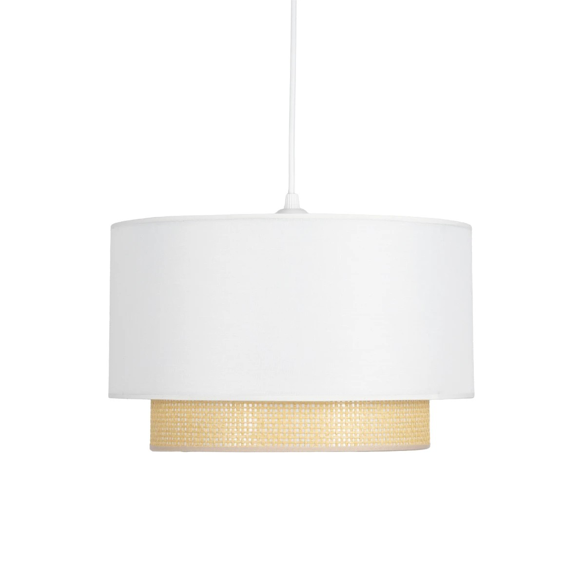 LEDTM® BASIL 204-0197 Μοντέρνο Κρεμαστό Φωτιστικό Οροφής με Ντουί 1 x E27 AC 220-240V IP20 - Μπεζ & Χρυσό - Μ30 x Π30 x Υ20cm - Image 4