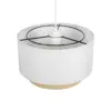 LEDTM® BASIL 204-0197 Μοντέρνο Κρεμαστό Φωτιστικό Οροφής με Ντουί 1 x E27 AC 220-240V IP20 - Μπεζ & Χρυσό - Μ30 x Π30 x Υ20cm - Image 6