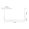 kelvo® LINARIA KLV-101-0255 Κρεμαστό Φωτιστικό Οροφής LED 36W 3600lm 180° AC 220-240V IP20 Ρυθμιζόμενο Λευκό CCT με Χειριστήριο από 2700K έως 6000K Dimmable - Lumileds SMD Chip - Μαύρο Ματ - Μ120 x Π2 x Υ10cm - 3 Χρόνια Εγγύηση - Image 5