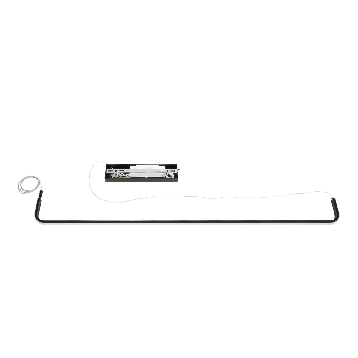 kelvo® LINARIA KLV-101-0255 Κρεμαστό Φωτιστικό Οροφής LED 36W 3600lm 180° AC 220-240V IP20 Ρυθμιζόμενο Λευκό CCT με Χειριστήριο από 2700K έως 6000K Dimmable - Lumileds SMD Chip - Μαύρο Ματ - Μ120 x Π2 x Υ10cm - 3 Χρόνια Εγγύηση - Image 9