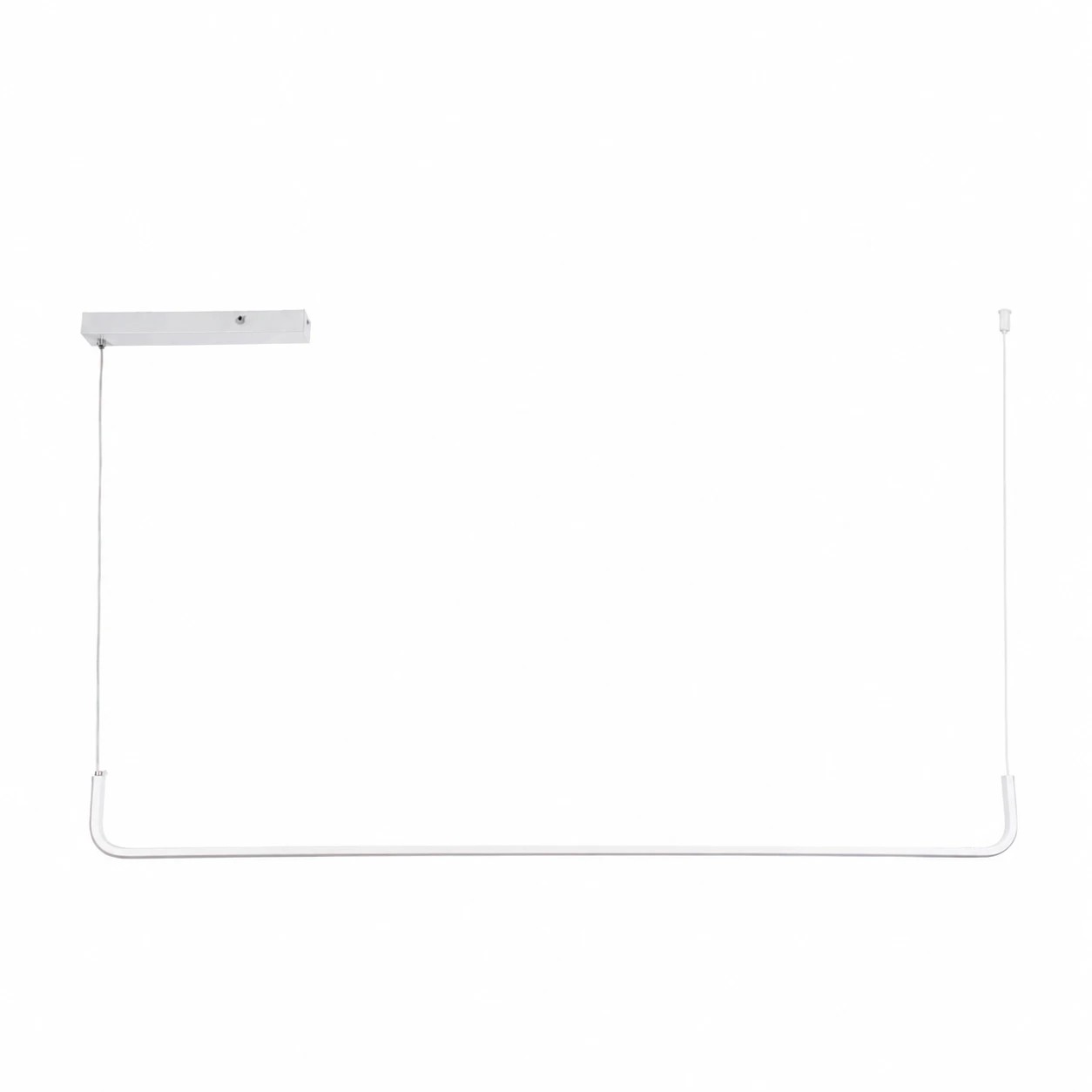 kelvo® LINARIA KLV-101-0256 Κρεμαστό Φωτιστικό Οροφής LED 36W 3600lm 180° AC 220-240V IP20 Ρυθμιζόμενο Λευκό CCT με Χειριστήριο από 2700K έως 6000K Dimmable - Lumileds SMD Chip - Λευκό Ματ - Μ120 x Π2 x Υ12cm - 3 Χρόνια Εγγύηση - Image 3