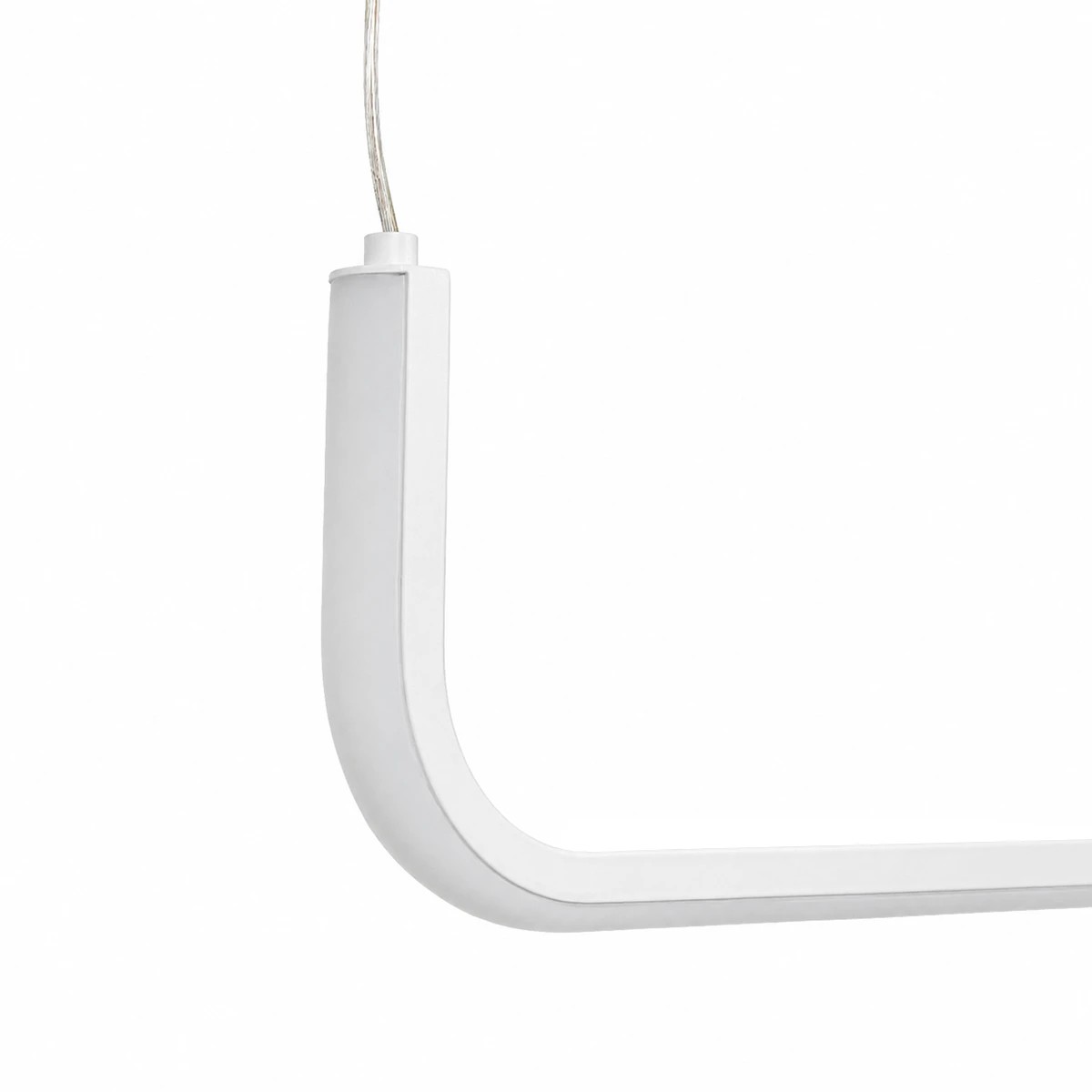 kelvo® LINARIA KLV-101-0256 Κρεμαστό Φωτιστικό Οροφής LED 36W 3600lm 180° AC 220-240V IP20 Ρυθμιζόμενο Λευκό CCT με Χειριστήριο από 2700K έως 6000K Dimmable - Lumileds SMD Chip - Λευκό Ματ - Μ120 x Π2 x Υ12cm - 3 Χρόνια Εγγύηση - Image 4