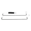 kelvo® LINARIA KLV-101-0258 Κρεμαστό Φωτιστικό Οροφής LED 72W 7200lm 180° AC 220-240V IP20 Ρυθμιζόμενο Λευκό CCT με Χειριστήριο από 2700K έως 6000K Dimmable - Lumileds SMD Chip - Μαύρο Ματ - Μ130 x Π4 x Υ25cm - 3 Χρόνια Εγγύηση - Image 9