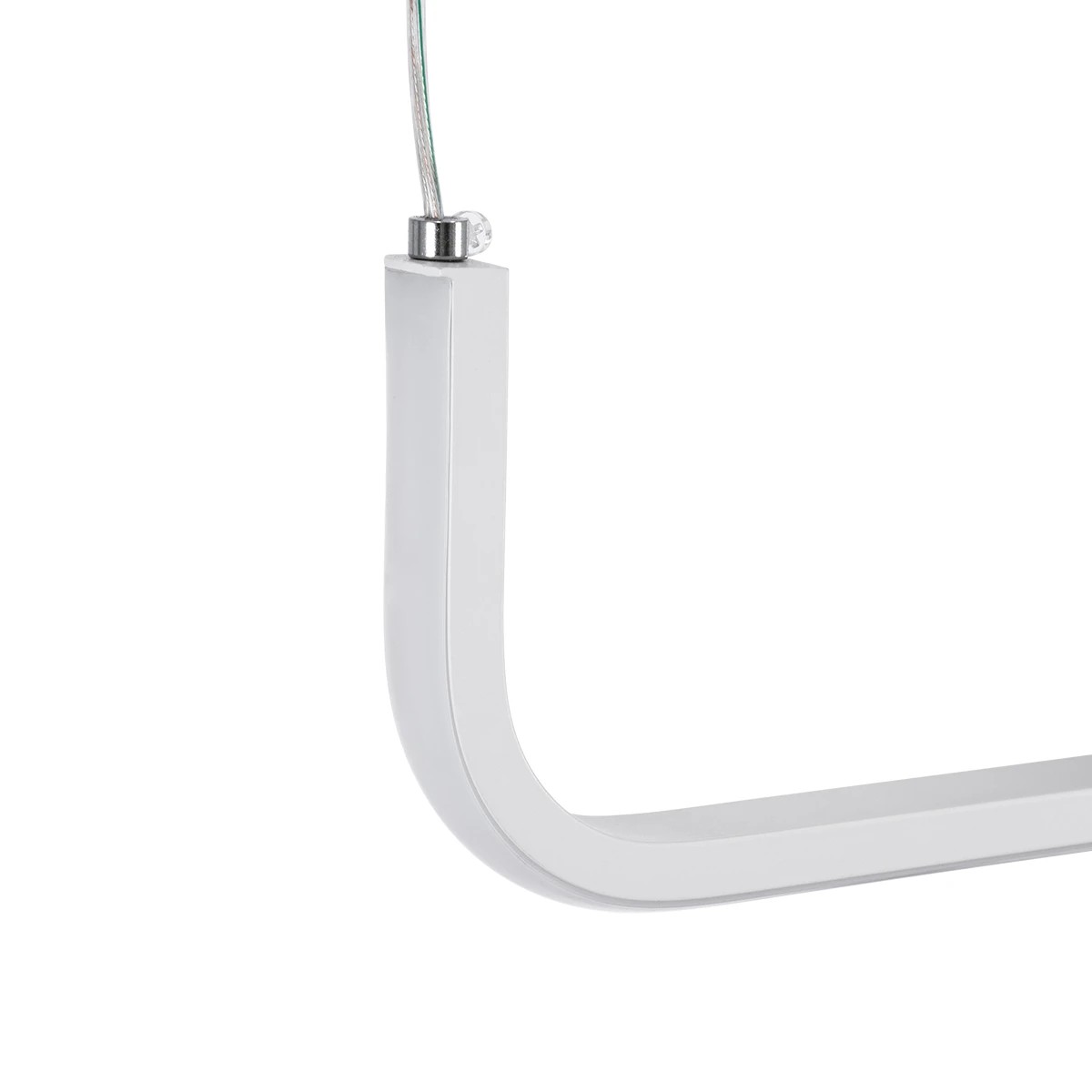 kelvo® LINARIA KLV-101-0259 Κρεμαστό Φωτιστικό Οροφής LED 72W 7200lm 180° AC 220-240V IP20 Ρυθμιζόμενο Λευκό CCT με Χειριστήριο από 2700K έως 6000K Dimmable - Lumileds SMD Chip - Λευκό Ματ - Μ130 x Π4 x Υ25cm - 3 Χρόνια Εγγύηση - Image 7