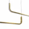 kelvo® LINARIA KLV-101-0260-V2 Κρεμαστό Φωτιστικό Οροφής LED 72W 7200lm 180° AC 220-240V IP20 Ρυθμιζόμενο Λευκό CCT με Χειριστήριο από 2700K έως 6000K Dimmable - Lumileds SMD Chip - Χρυσό Πλατίνα - Μ212 x Π4 x Υ20cm - 3 Χρόνια Εγγύηση - Image 4
