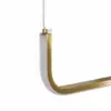 kelvo® LINARIA KLV-101-0260-V2 Κρεμαστό Φωτιστικό Οροφής LED 72W 7200lm 180° AC 220-240V IP20 Ρυθμιζόμενο Λευκό CCT με Χειριστήριο από 2700K έως 6000K Dimmable - Lumileds SMD Chip - Χρυσό Πλατίνα - Μ212 x Π4 x Υ20cm - 3 Χρόνια Εγγύηση - Image 7