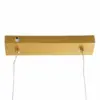kelvo® LINARIA KLV-101-0260-V2 Κρεμαστό Φωτιστικό Οροφής LED 72W 7200lm 180° AC 220-240V IP20 Ρυθμιζόμενο Λευκό CCT με Χειριστήριο από 2700K έως 6000K Dimmable - Lumileds SMD Chip - Χρυσό Πλατίνα - Μ212 x Π4 x Υ20cm - 3 Χρόνια Εγγύηση - Image 8