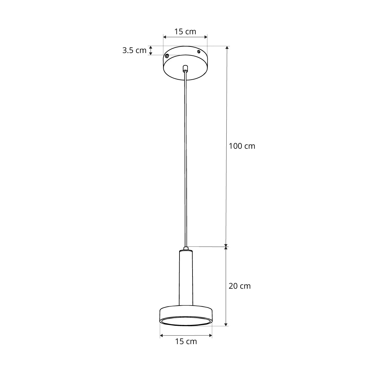 kelvo® ZANE KLV-101-0349 Κρεμαστό Φωτιστικό Οροφής LED 18W 1800lm 120° AC 220-240V IP20 Ρυθμιζόμενο Λευκό CCT με Χειριστήριο από 2700K έως 6000K Dimmable - Lumileds SMD Chip - Σατινέ Χρυσό Βούρτσας & Μαύρο Ματ - Μ15 x Π15 x Υ20cm - 3 Χρόνια Εγγύηση - Image 5