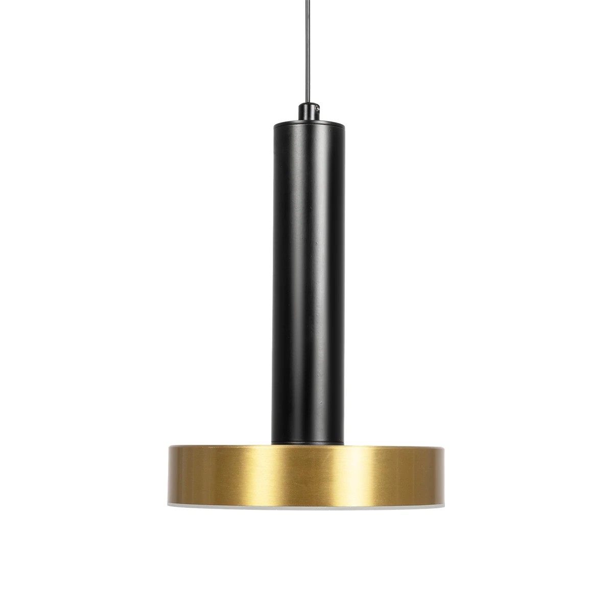 kelvo® ZANE KLV-101-0349 Κρεμαστό Φωτιστικό Οροφής LED 18W 1800lm 120° AC 220-240V IP20 Ρυθμιζόμενο Λευκό CCT με Χειριστήριο από 2700K έως 6000K Dimmable - Lumileds SMD Chip - Σατινέ Χρυσό Βούρτσας & Μαύρο Ματ - Μ15 x Π15 x Υ20cm - 3 Χρόνια Εγγύηση - Image 7
