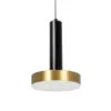 kelvo® ZANE KLV-101-0349 Κρεμαστό Φωτιστικό Οροφής LED 18W 1800lm 120° AC 220-240V IP20 Ρυθμιζόμενο Λευκό CCT με Χειριστήριο από 2700K έως 6000K Dimmable - Lumileds SMD Chip - Σατινέ Χρυσό Βούρτσας & Μαύρο Ματ - Μ15 x Π15 x Υ20cm - 3 Χρόνια Εγγύηση - Image 8