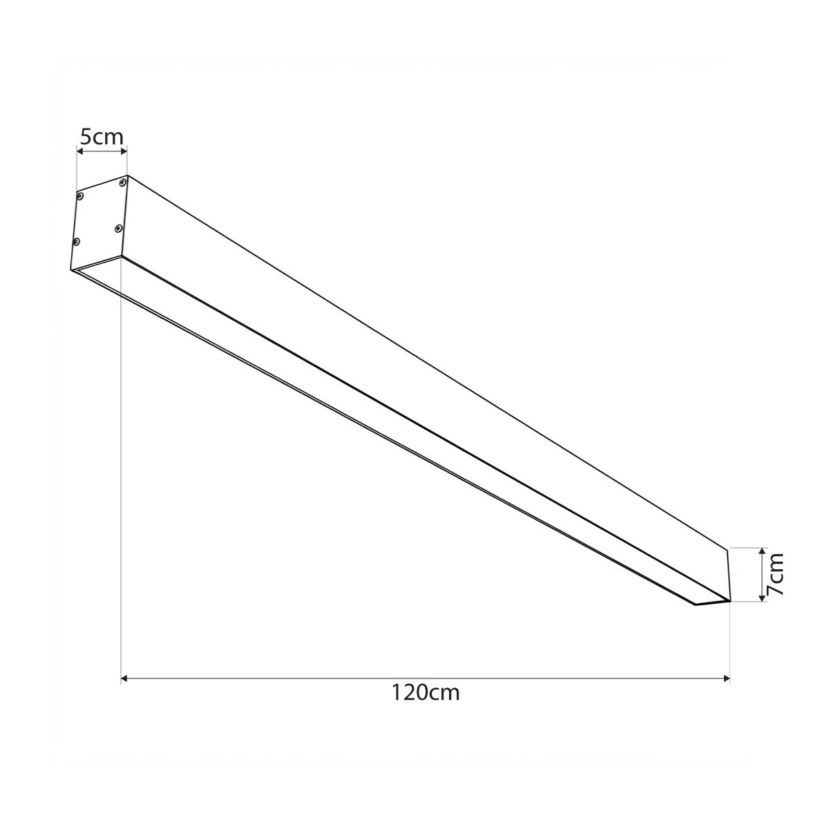 kelvo® ORION KLV-101-0364-V2 Γραμμικό Φωτιστικό Οροφής LED 72W 7200lm 120° AC 220-240V IP20 Ρυθμιζόμενο Λευκό CCT με Χειριστήριο από 2700K έως 6000K Dimmable - Lumileds SMD Chip - Χρυσό Πλατίνα - Μ120 x Π5 x Υ7cm - 3 Χρόνια Εγγύηση - Image 5