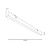 kelvo® ORION KLV-101-0364-V3 Γραμμικό Φωτιστικό Τοίχου / Απλίκα LED 72W 7200lm 120° AC 220-240V IP20 Ρυθμιζόμενο Λευκό CCT με Χειριστήριο από 2700K έως 6000K Dimmable - Lumileds SMD Chip - Χρυσό Πλατίνα - Μ120 x Π5 x Υ7cm - 3 Χρόνια Εγγύηση - Image 5